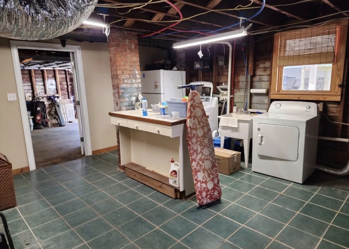 Basement before remodel