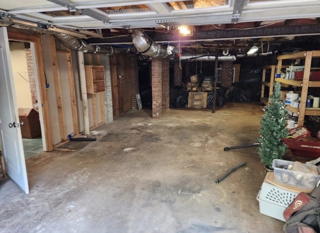 Basement before remodel