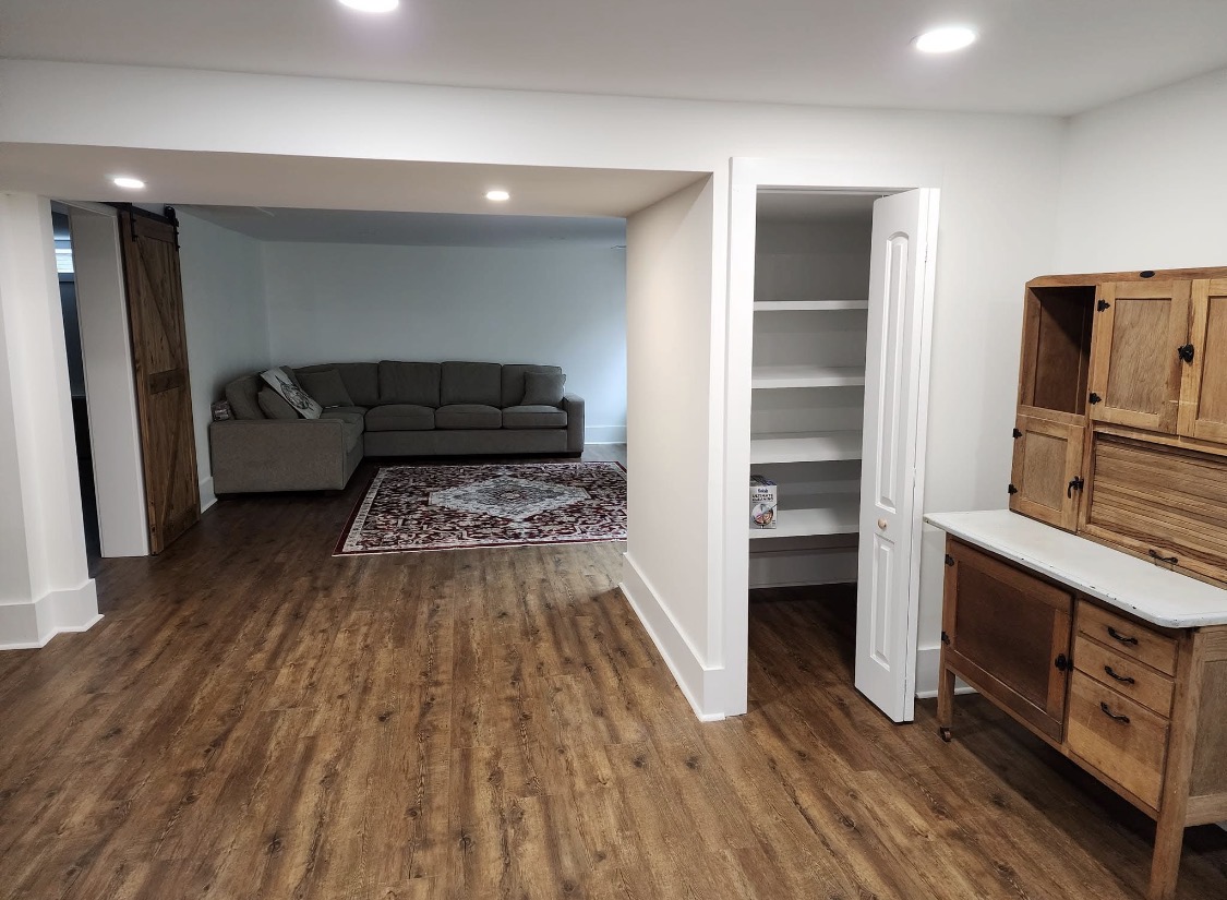 Basement after remodel